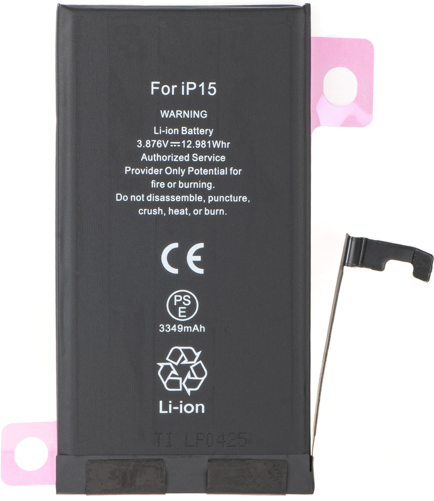 Batteri för Apple iPhone 15, Diagnostik