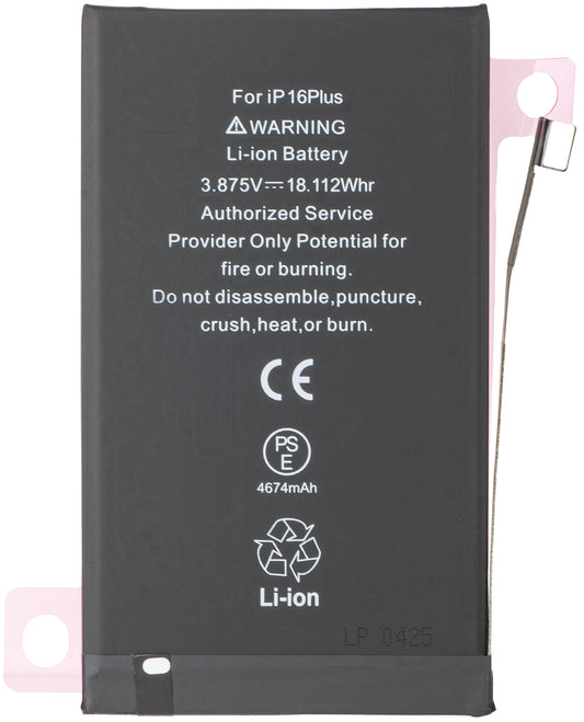 Batteri för Apple iPhone 16 Plus