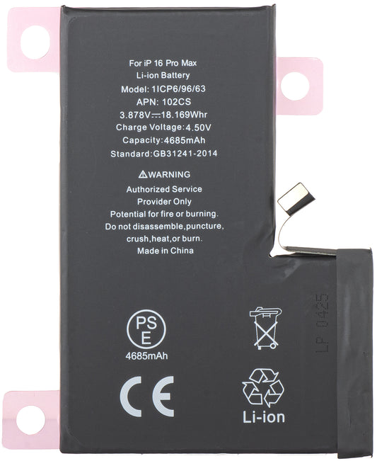 Batteri för Apple iPhone 16 Pro Max