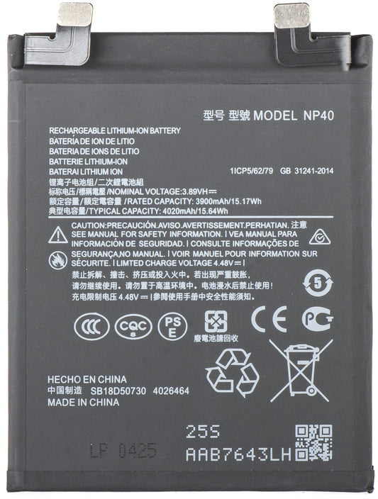 Batteri för Motorola Edge 30 Neo, NP40