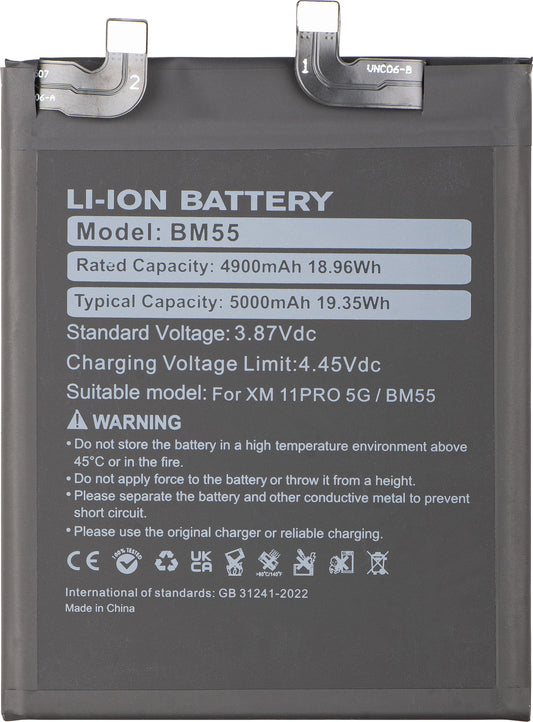 Batteri för Xiaomi Mi 11 Ultra, BM55