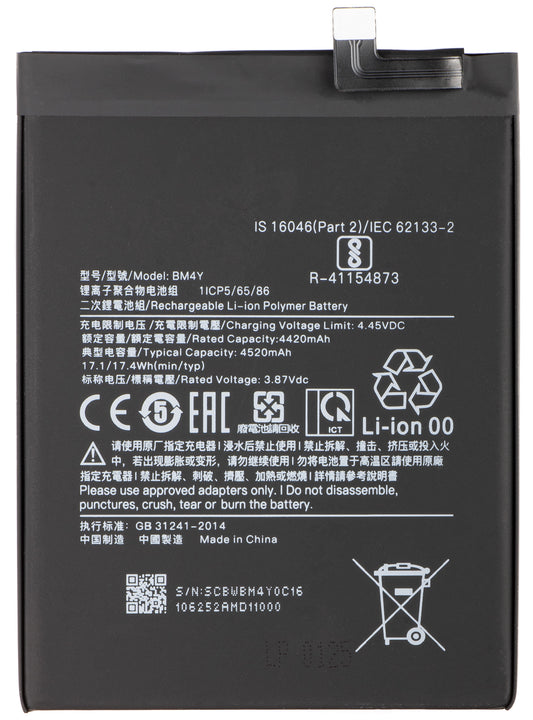 Batteri för Xiaomi Poco F3, BM4Y