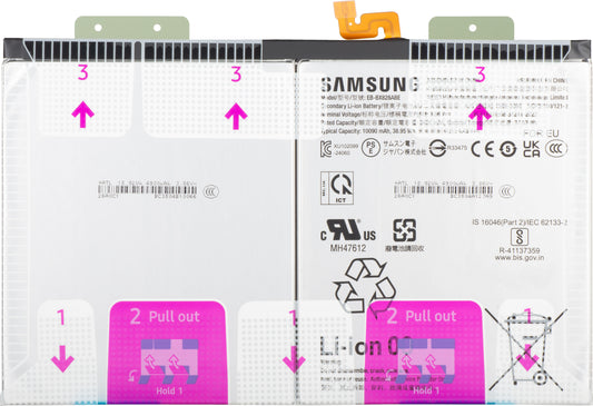 Batteri Samsung Galaxy Tab S10 FE+, EB-BX828ABE, Service Pack GH82-37171A