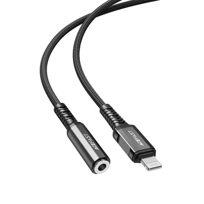 Audioadapter Lightning - 3.5mm Acefast C1-05, Svart