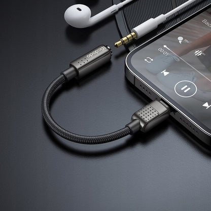 Audioadapter Lightning - 3.5mm McDodo CA-5010, Svart
