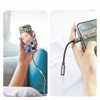 Audioadapter Lightning - 3.5mm McDodo CA-5010, Svart