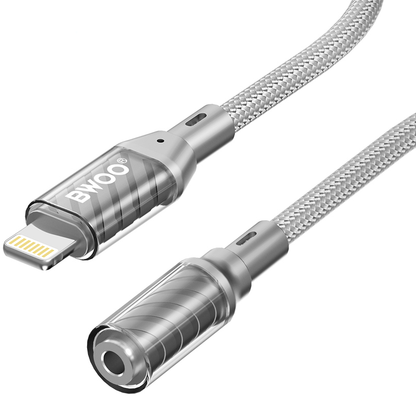 Lightning ljudadapter - 3,5 mm BWOO BZ66, grå