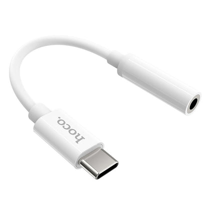 USB-C till 3,5 mm ljudadapter HOCO LS30, vit