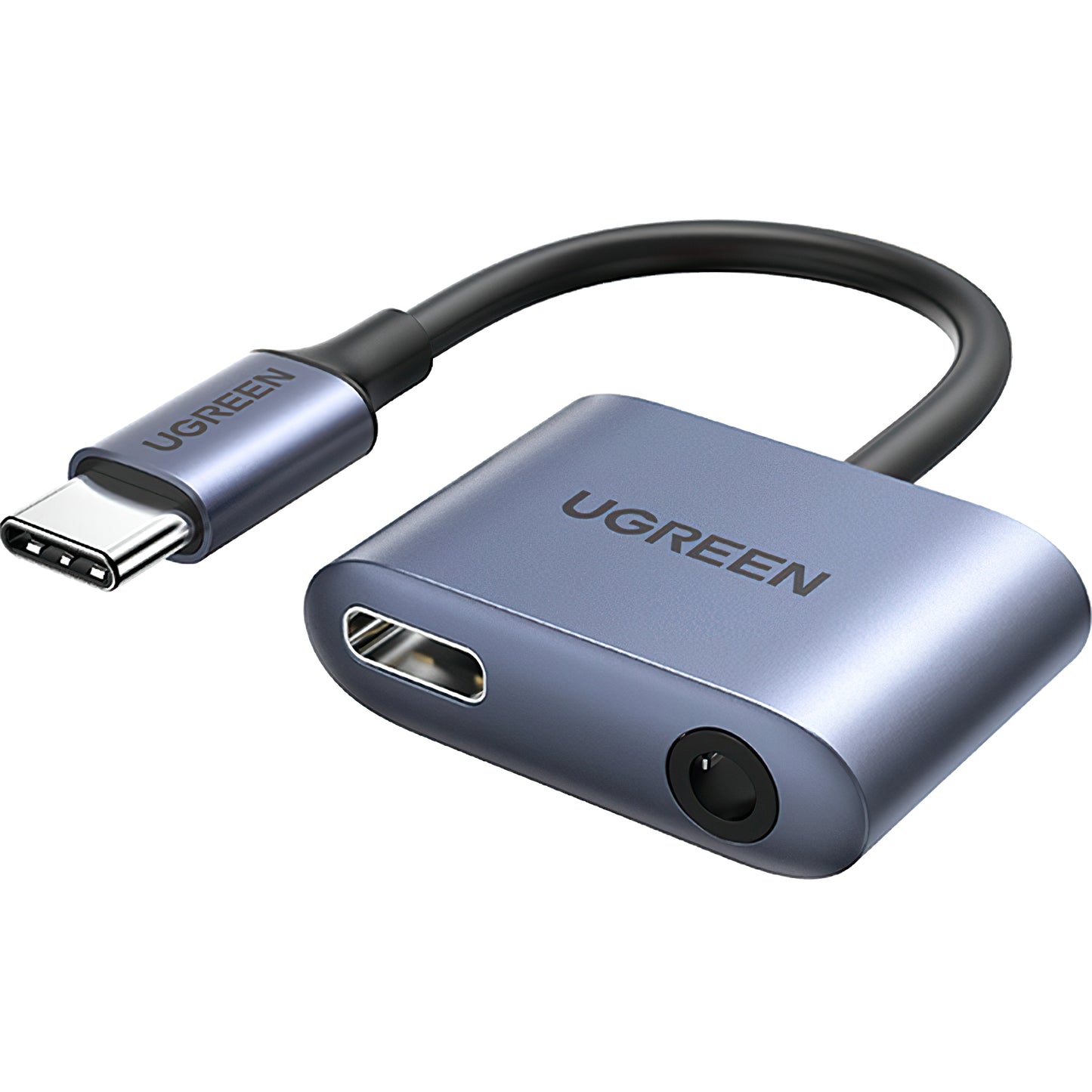 USB-C till 3.5mm / USB-C Audioadapter UGREEN CM231, Grå