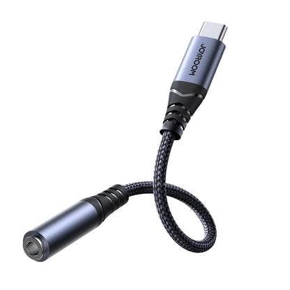Audioadapter USB-C - 3.5mm Joyroom SY-C01, Svart