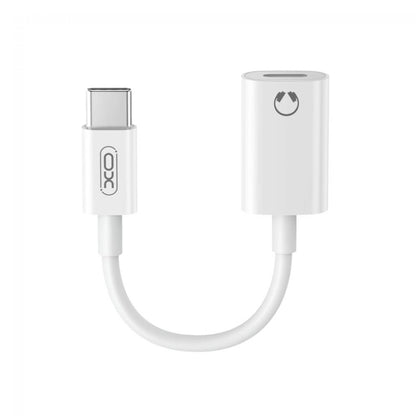 Audioadapter USB-C - Lightning XO Design NB-R268B, Vit