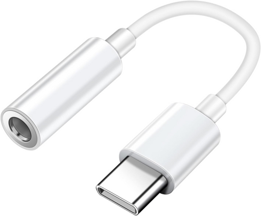 Audioadapter USB-C - 3,5 mm Mobeen by Samsung, Vit GP-TGU023AEAWW