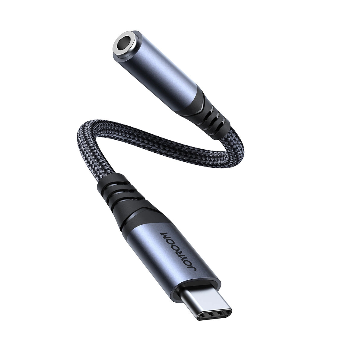Audioadapter USB-C - 3.5mm Joyroom SY-C01, Svart