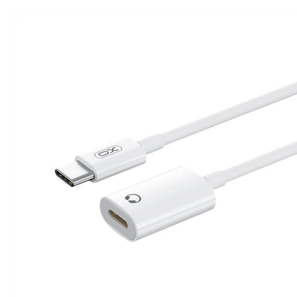 Audioadapter USB-C - Lightning XO Design NB-R268B, Vit
