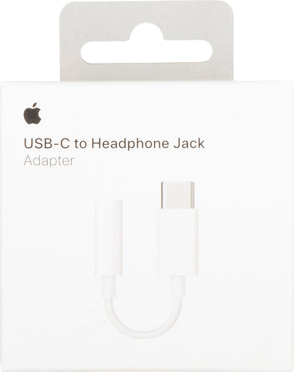 Audioadapter USB-C - 3,5 mm Apple, Vit MU7E2AM/A