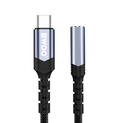 Audioadapter USB-C - 3.5mm BWOO BZ47, Svart