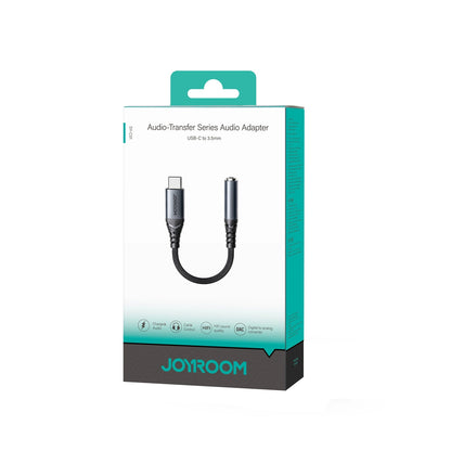 Audioadapter USB-C - 3.5mm Joyroom SY-C01, Svart