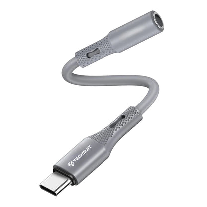 Audioadapter USB-C - 3.5mm Techsuit AC1 SoundFlex, Grå