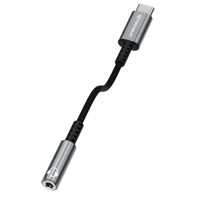 Audioadapter USB-C - 3.5mm Techsuit AC14 SonicPiX, Grå