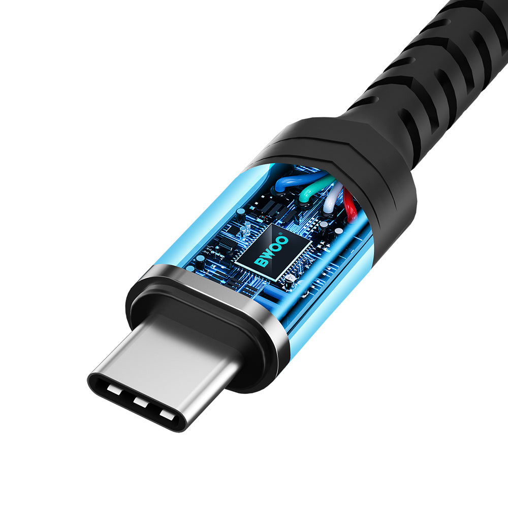 Audioadapter USB-C - 3.5mm BWOO BZ47, Svart