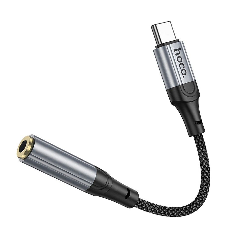 USB-C to 3.5mm Audio Adapter HOCO LS36, Gray