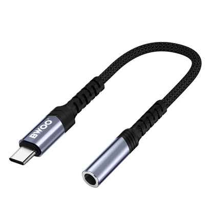 Audioadapter USB-C - 3.5mm BWOO BZ47, Svart