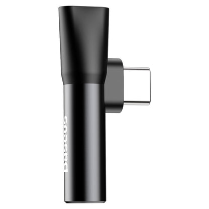 Ljudadapter USB-C - USB-C / 3,5mm Baseus L41, Svart CATL41-01