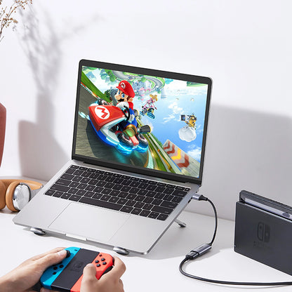 Ljud- och videoadapter USB-A / USB-C - HDMI UGREEN CM489, Grå 