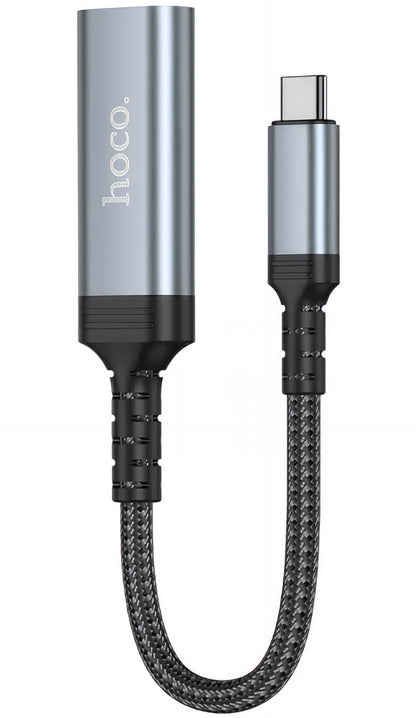 Audio- och videoadapter USB-C - HDMI HOCO UA43A, Grå