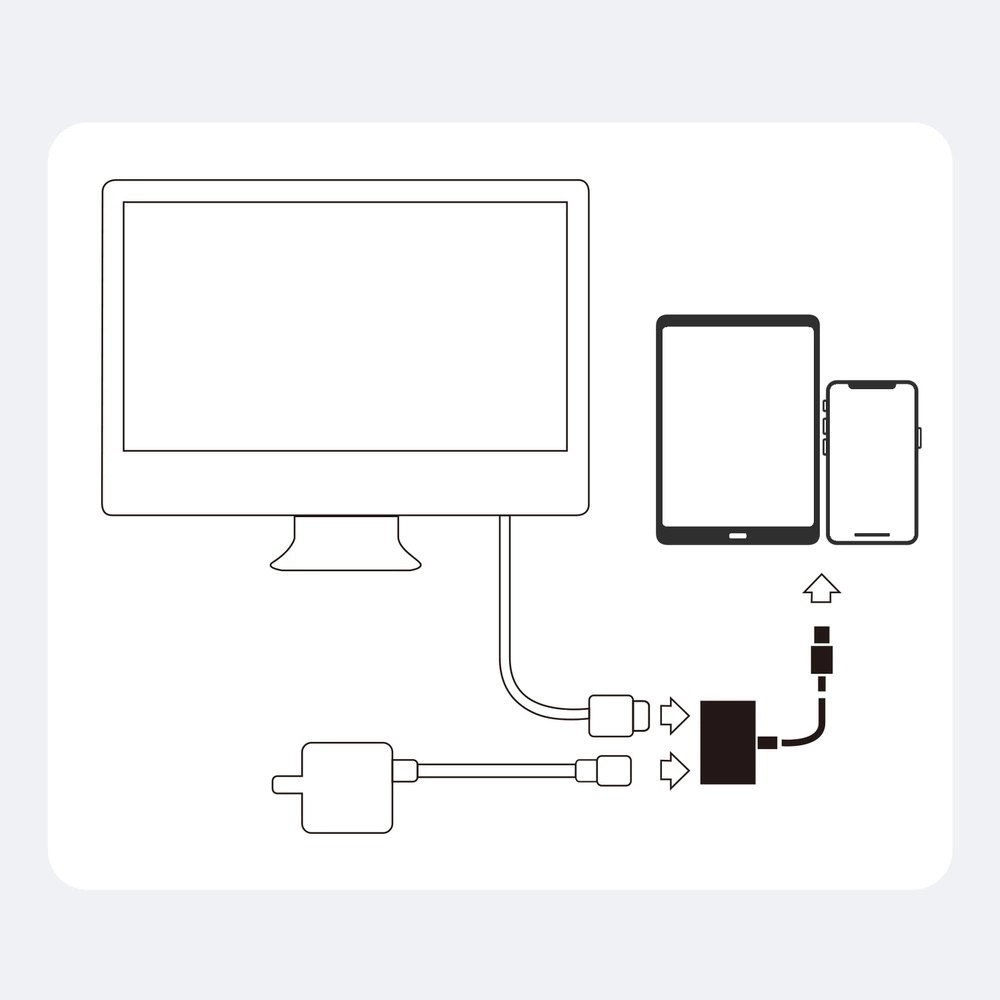 Audio- och videoadapter Lightning - HDMI / Lightning Joyroom S-H141, Vit