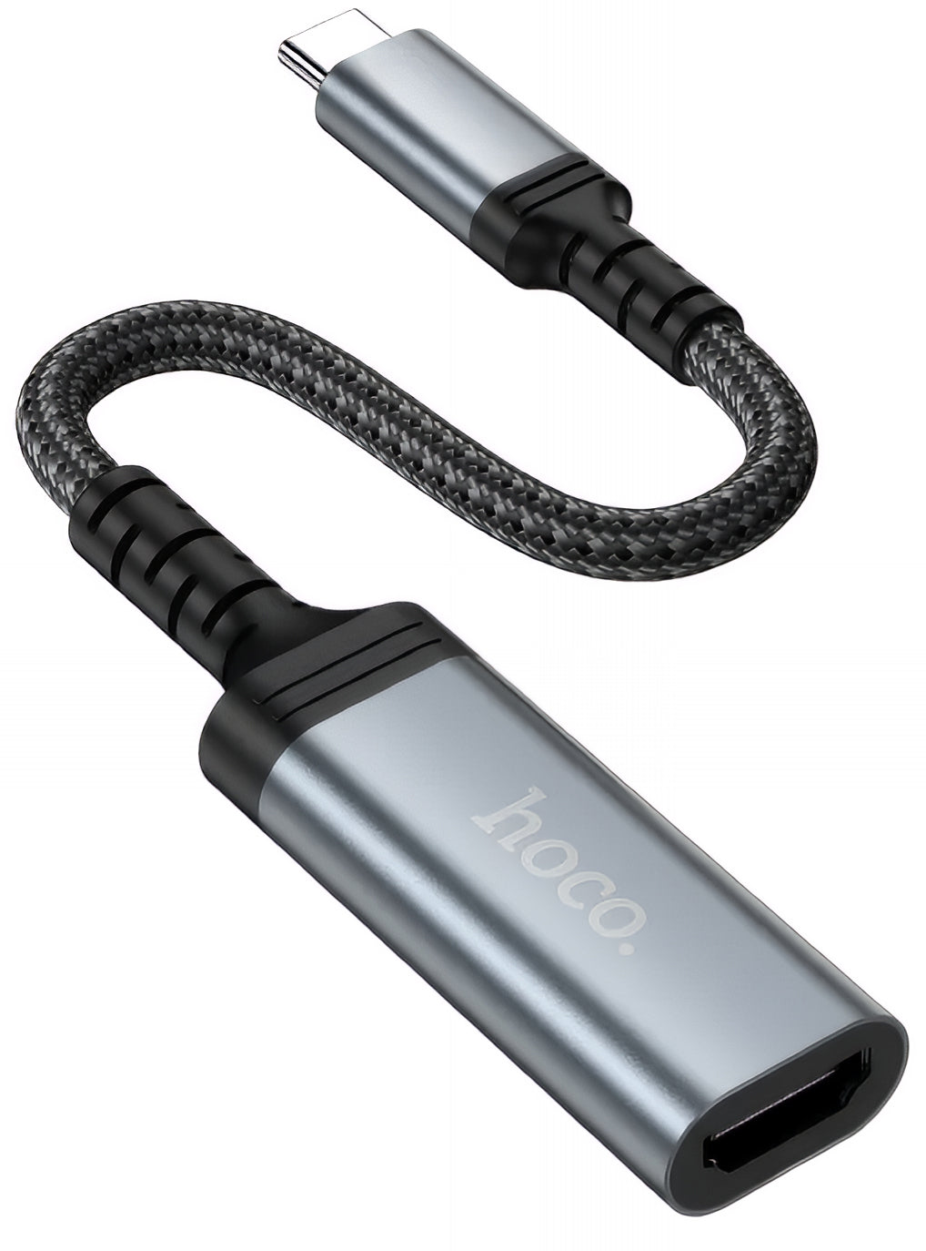 Audio- och videoadapter USB-C - HDMI HOCO UA43A, Grå