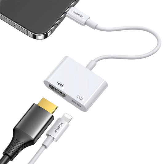 Audio- och videoadapter Lightning - HDMI / Lightning Joyroom S-H141, Vit