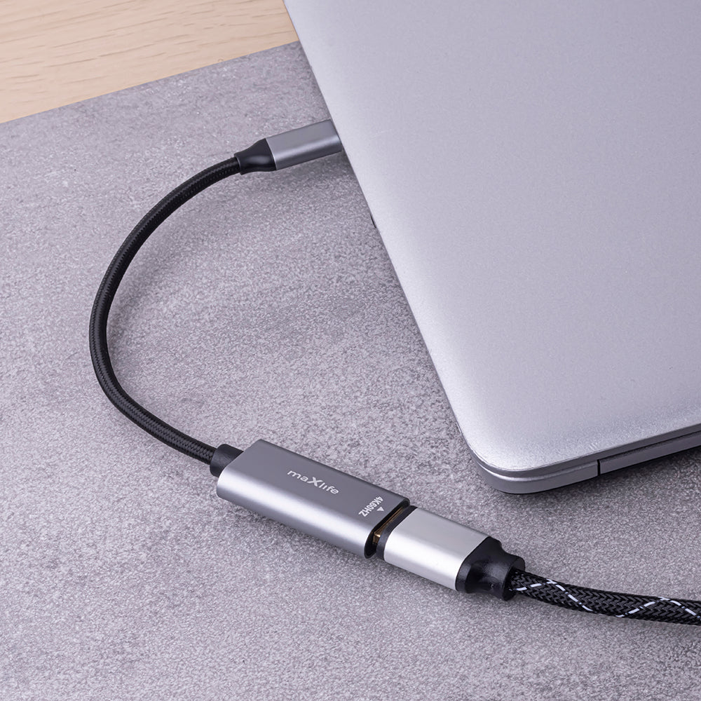USB-C to HDMI Audio and Video Adapter MaXlife MXHC-01, Gray