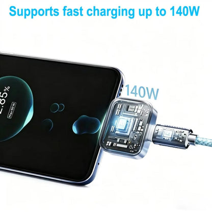 USB-C Forward KH-51 Auto Disconnect Adapter för Strömförsörjning med Automatisk Frånkoppling och Batteriskydd, Silver