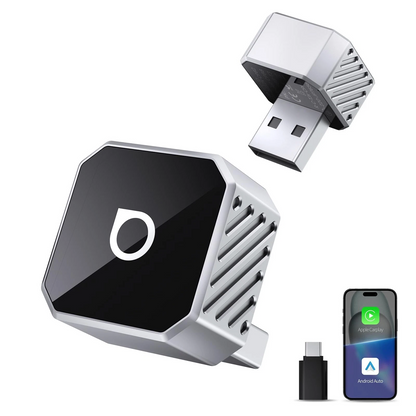 Trådlös Carplay / Android Auto-adapter Ottocast Mini Cube Style C för Apple iPhone / Android-serien CP88-T3