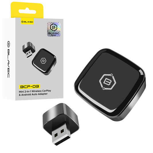 Trådlös Carplay / Android Auto-adapter Blavec BCP-03 för Apple iPhone / Android-serien