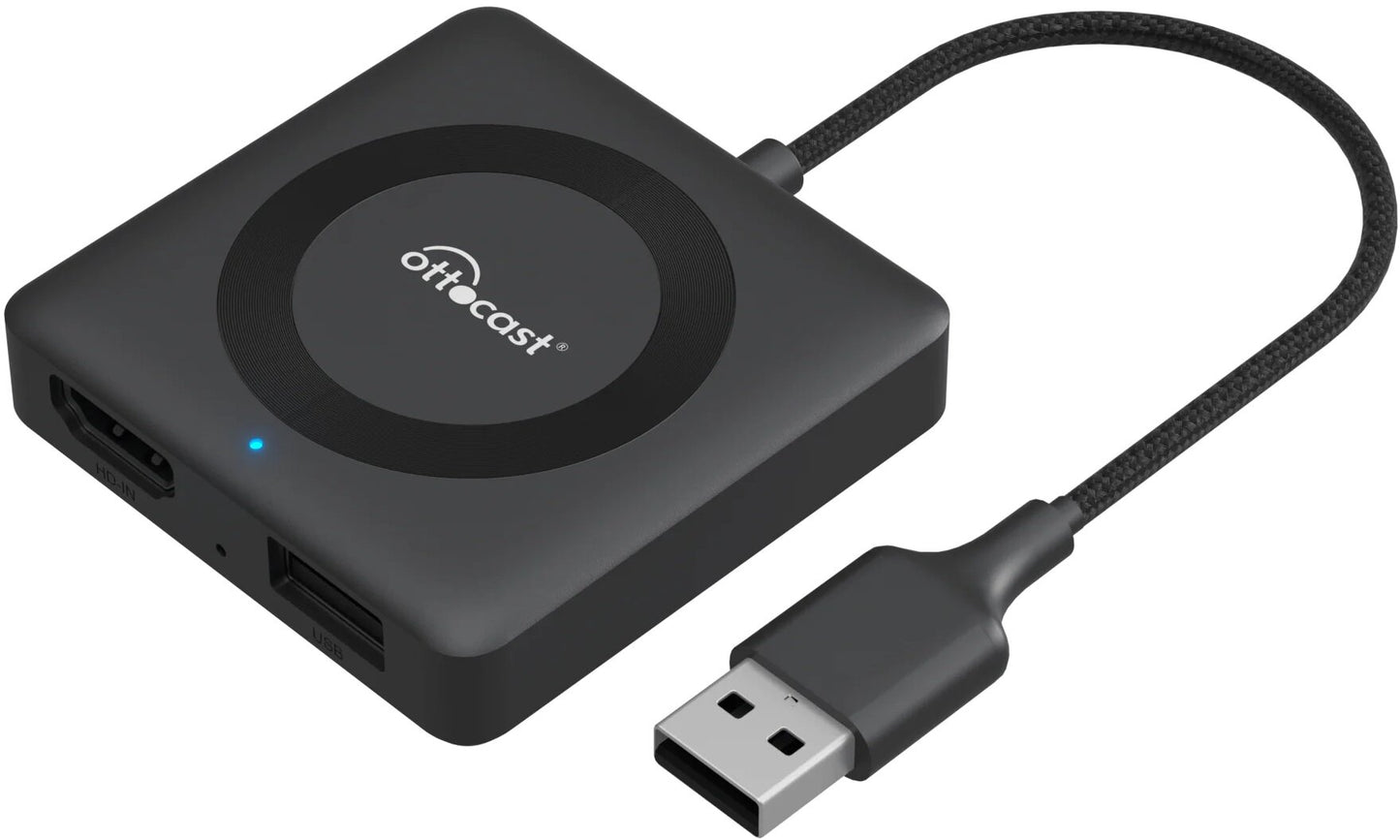 Carplay / Android Auto Wireless Ottocast Car TV Mate Max adapter för Apple iPhone / Android Series CA361-C4