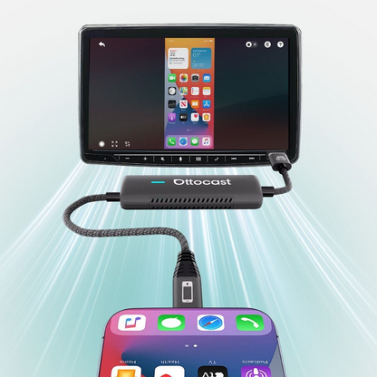 Carplay / Android Auto Ottocast Mirror Touch-adapter för Apple iPhone / Android Series CA450-T