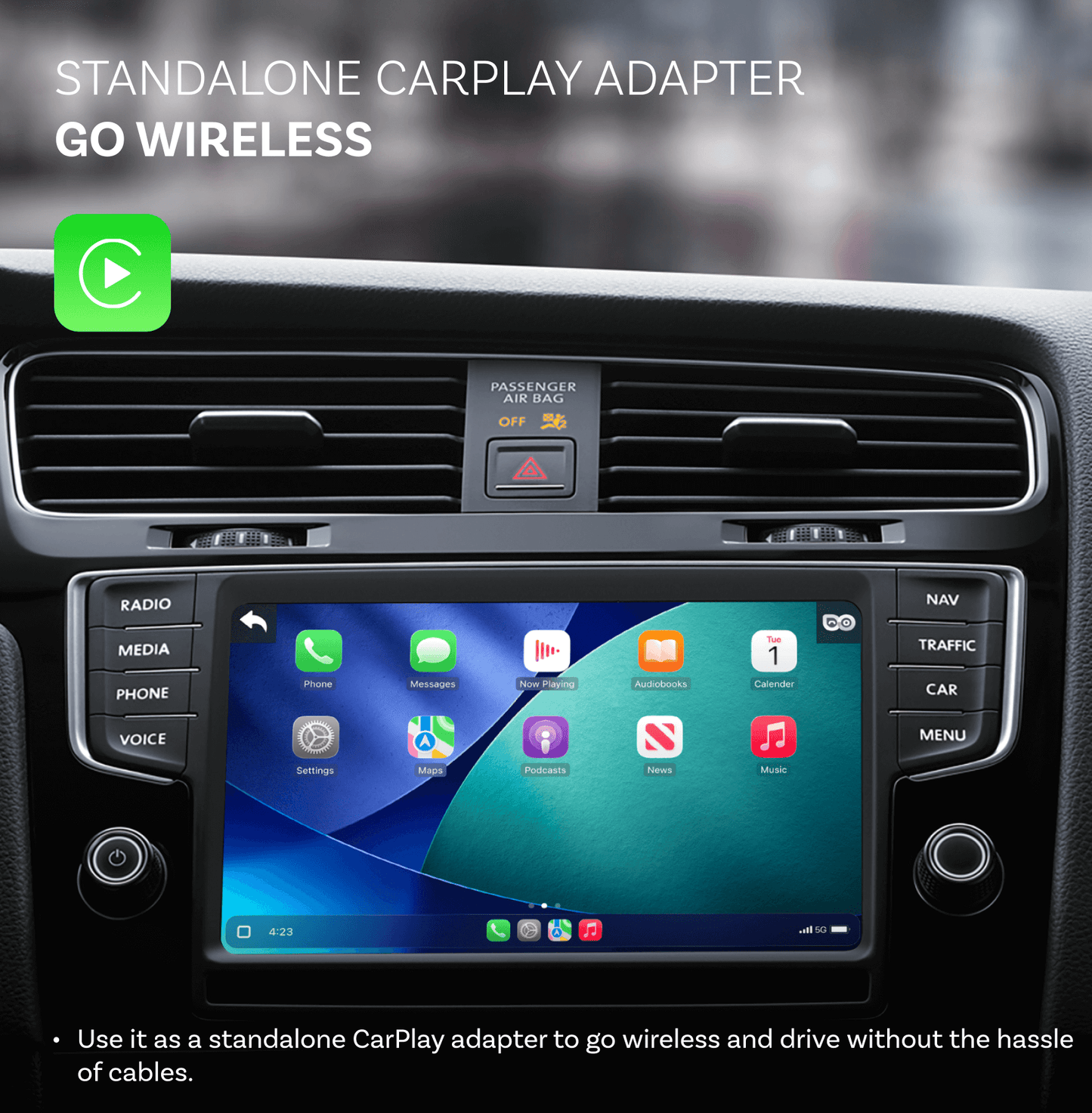 Ottocast Cabin Care bil Carplay-adapter för Apple iPhone-serien CA520-T