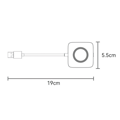 Trådlös Carplay-adapter Yesido KM23 för Apple iPhone-serien