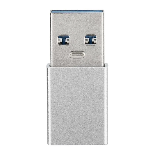 USB-C till USB-A Data- och Laddningsadapter Blue Star, Vit