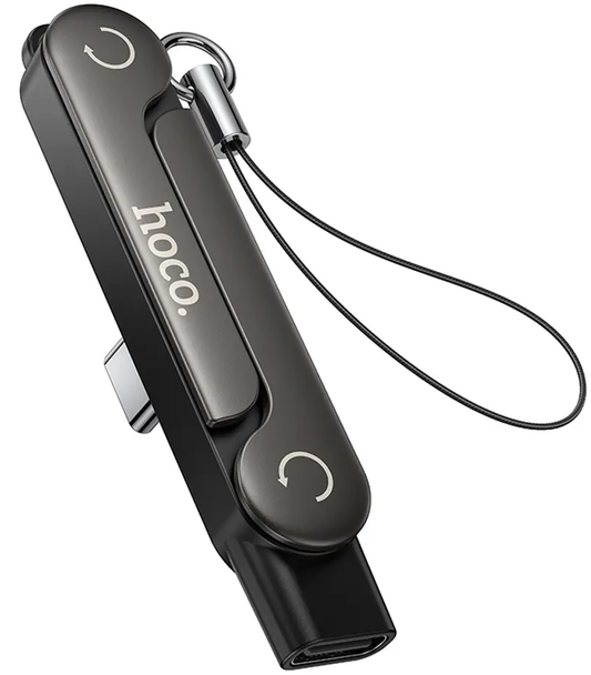 USB-C Data- och Laddningsadapter - USB-C HOCO UA47A, Svart