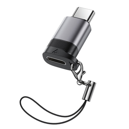 Data- och laddningsadapter Lightning - USB-C Acefast J19, Grå