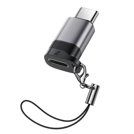Data- och laddningsadapter Lightning - USB-C Acefast J19, Grå