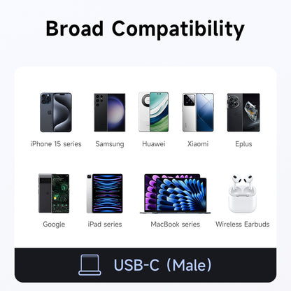 Data and Charging Adapter Lightning - USB-C McDodo OT-6010 Power Off, Black