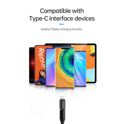 Data- och laddningsadapter Lightning - USB-C McDodo OT-7700, Svart