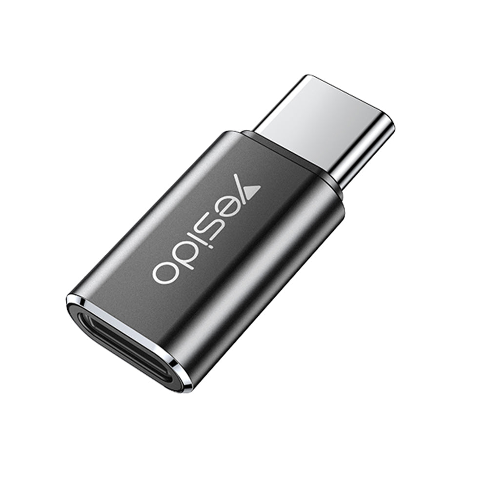 Adapter för data och laddning Lightning - USB-C Yesido GS22, Grå