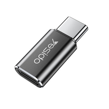 Adapter för data och laddning Lightning - USB-C Yesido GS22, Grå