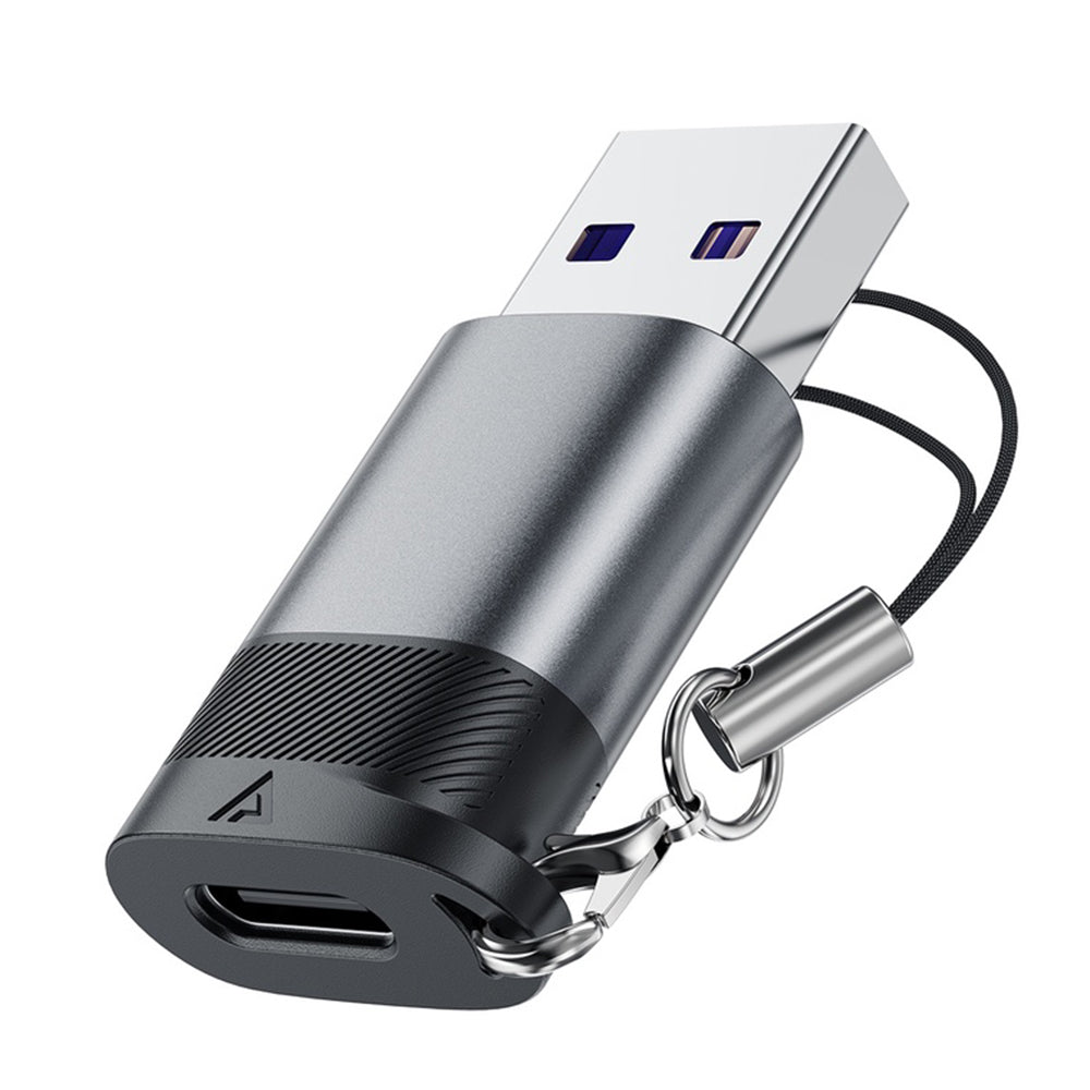 USB-C till USB-A Adapter och Laddare Acefast J8, Grå
