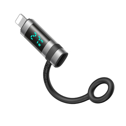 USB-C - Lightning McDodo OT-2610 Pigeon Display Adapter, Svart